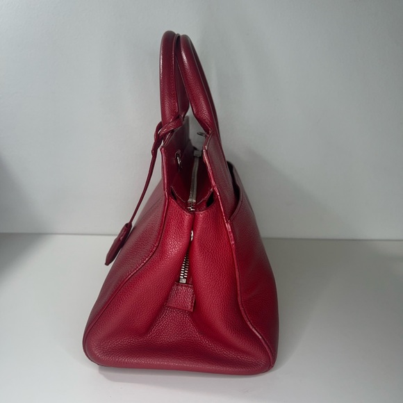 Saint Laurent YSL Small Cabas Rive Gauche 2Way Top Handle Tote Bag Purse - Picture 14 of 17